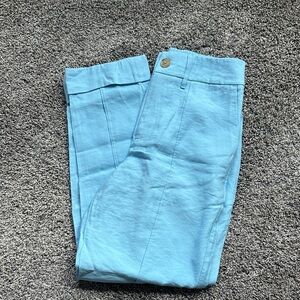 a new day Light Blue Cropped Wide-Leg Pants
